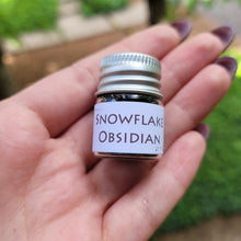 Load image into Gallery viewer, Snowflake Obsidian Chips - 8 grams