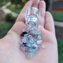 Load image into Gallery viewer, Rainbow Fluorite Chips - 10 grams