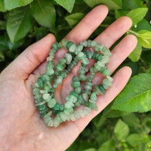 Load image into Gallery viewer, Green Aventurine Chips Bracelet - Stretchy