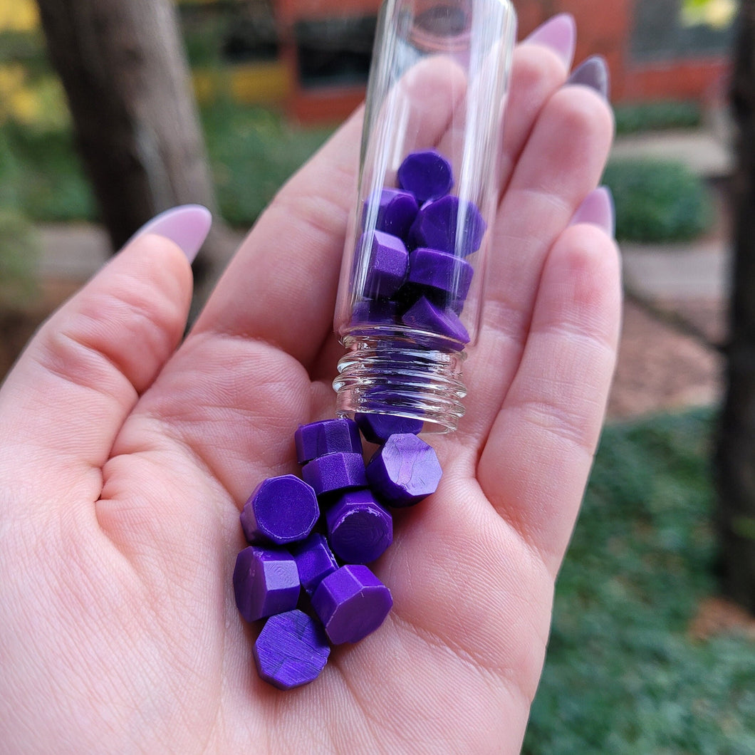 Purple Sealing Wax Beads