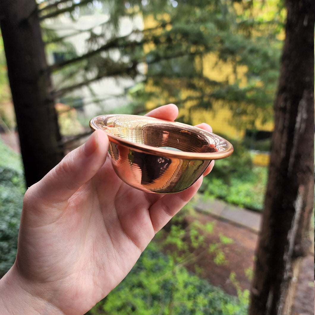 Copper Offering Bowl - 3.25