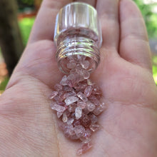 Load image into Gallery viewer, Strawberry Quartz Chips - 9 grams
