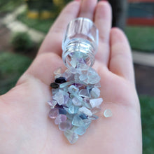 Load image into Gallery viewer, Rainbow Fluorite Chips - 10 grams
